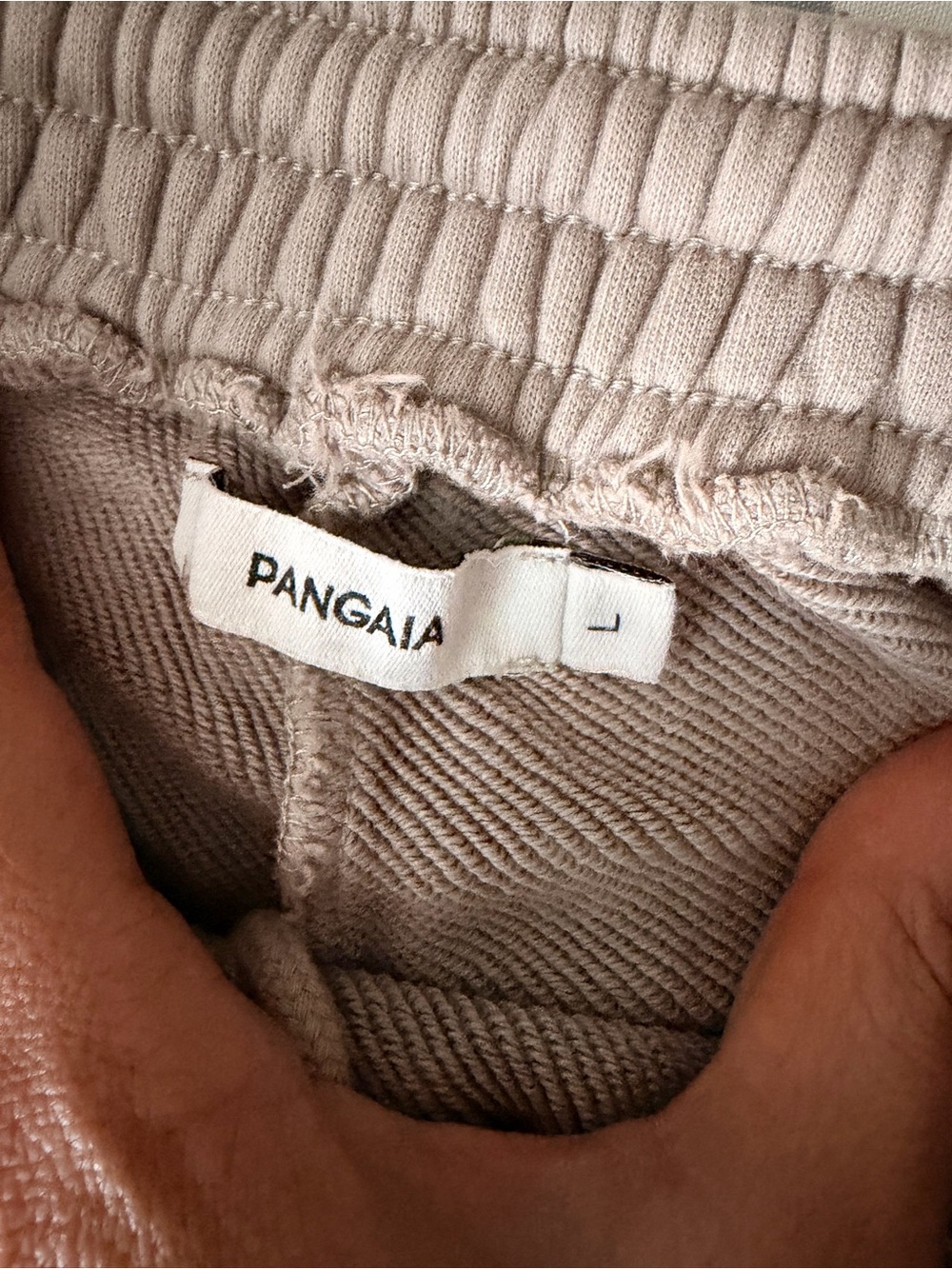 Pangaia Unisex 365 Midweight shorts, stone, large - Picture 12 of 15